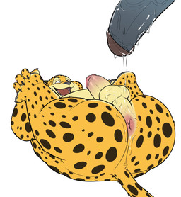 anthro anus balls belly big_belly big_butt big_penis butt chubby_cheeks duo erection feet fur genitals imminent_anal legs_back legs_up lube lube_in_ass lube_on_butt lubed male male/male markings nude nude_anthro nude_male open_mouth open_smile overweight overweight_anthro overweight_bottom overweight_male penis presenting presenting_anus simple_background smile solo_focus spots spotted_body spotted_fur spread_legs spreading tail white_background seyrmo disney zootopia benjamin_clawhauser chief_bogo cheetah felid feline mammal hi_res
