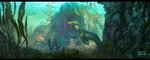 ambiguous_gender black_bars feral group horn large_group spines tail text underwater water tatiilange mythology dragon fish marine mythological_creature mythological_scalie scalie shark wingless_dragon 2021 cool_colors digital_media_(artwork) green_theme hi_res teal_theme url