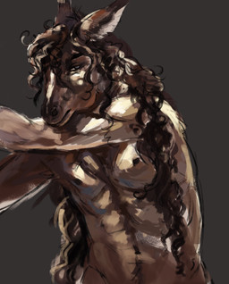 anthro male solo greennie equid equine horse mammal 2024 absurd_res digital_media_(artwork) digital_painting_(artwork) hi_res painting_(artwork)
