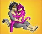 barefoot black_hair black_nose canine cat eyes_closed feline female hair male mammal nude pink_nose purple_hair wolf zooboy18
Rating: Safe
Score: 3
User: Hardstyle_Chris
Date: April 05, 2014