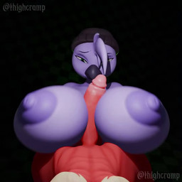 anthro balls beak beanie big_breasts big_penis breast_play breasts clothing duo embarrassed female female_anthro first_person_view foreskin front_view genitals green_eyes hat headgear headwear huge_breasts inside looking_down male male/female male_anthro male_pov music nipples nude nude_anthro nude_female penis purple_body red_body sex synced_to_music titfuck sound_warning thighcramp chocoscorner_(modeler) shywearsfangs_(modeler) beat_banger bunfan_games nintendo pokemon zoe_monroe avian bird blaziken generation_3_pokemon pokemon_(species) 1:1 2026 3d_(artwork) 3d_animation animated digital_media_(artwork) high_framerate short_playtime sound video
