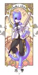 anthro biped blue_body bottomwear breasts clothed clothing female hand_on_hip non-mammal_breasts pants pose shirt simple_background smile solo standing tail topwear white_background yellow_eyes totem.v tysontan mythology cloudia dragon mythological_creature mythological_scalie scalie