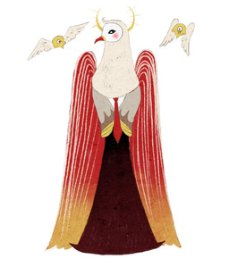 accessory alternate_species ambiguous_gender anthro beak clothing dress feathers folded_wings front_view furrification grey_clothing grey_topwear group halo head_turned looking_at_viewer mask necktie realistic_wings red_beak red_body red_clothing red_dress red_feathers red_necktie red_wings rosy_cheeks simple_background tan_body tan_feathers topwear trio wearing_mask white_background white_clothing white_topwear wings ninetheowl team_fortress_2 valve medic_(team_fortress_2) avian 2026 colored digital_drawing_(artwork) digital_media_(artwork) full-length_portrait hi_res portrait