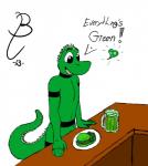 clover_(plant) food holidays male plant solo brave_ulysses st._patrick's_day brave_ulysses_(character) scalie 2013