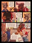 breasts dialogue female genitals male penis small_breasts text timberdonk canid canine canis domestic_dog lagomorph leporid mammal mastiff molosser procyonid rabbit raccoon rottweiler 3:4 comic english_text hi_res