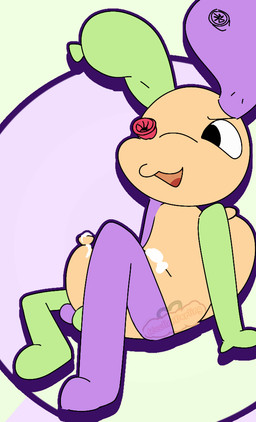 anthro balloon bodily_fluids cum cum_drip cum_on_belly cum_on_body cum_on_penis dripping genital_fluids genitals inflatable leaking_cum male penis solo woollendarling blushcrunch_studio dandy's_world roblox looey_(dandy's_world) toon_(dandy's_world)