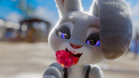4_fingers anthro beach bedroom_eyes buckteeth claws close-up detailed_fur female fingers floppy_ears food fur glowing glowing_eyes grey_body grey_fur holding_food holding_object licking licking_popsicle light long_ears looking_at_viewer multicolored_body narrowed_eyes outside pawpsicle popsicle purple_eyes seductive solo teeth tongue tongue_out two_tone_body white_body white_fur fever-dreamer pochemu_(modeler) disney zootopia judy_hopps european_rabbit lagomorph leporid mammal oryctolagus rabbit 16:9 3d_(artwork) 4k absurd_res detailed digital_media_(artwork) hi_res widescreen
