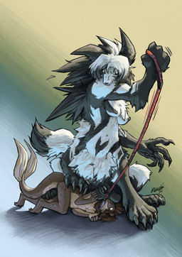 5_fingers 5_toes angry angry_sex animal_genitalia anthro anthro_on_bottom anthro_on_taur balls bared_teeth bdsm big_balls big_breasts biped black_body black_eyes black_fur black_nose blush blush_lines bondage bound breasts brown_body brown_eyes brown_fur brown_hair brown_nose butt canine_genitalia chest_tuft claws clenched_teeth collar dark_body dark_eyes dark_fur dipstick_tail dominant dominant_intersex dominatrix duo ear_tuft fangs feet finger_claws fingers forepaw_on_butt fur fur_markings genitals grey_body grey_hair gynomorph gynomorph/male hair heart_(marking) heart_symbol holding_leash holding_object intersex intersex/male larger_dom larger_intersex leash leash_pull leashed_collar looking_at_another looking_at_genitalia looking_at_partner lying male markings multicolored_body multicolored_fur narrowed_eyes nipples nude nude_anthro nude_male nude_taur on_ground on_side paws penis plantigrade pupils raised_tail sex sheath simple_background size_difference smile standing_on_another submissive submissive_male tail tail_markings tail_tuft taur_on_top teeth teeth_showing toes tongue tongue_out tuft white_body white_fur keewan disvain_(sea_otter) lucie_(keewan) canid canine fox mammal mustelid otter sea_otter taur 2025 digital_drawing_(artwork) digital_media_(artwork) hi_res shaded trans_(lore) trans_woman_(lore)