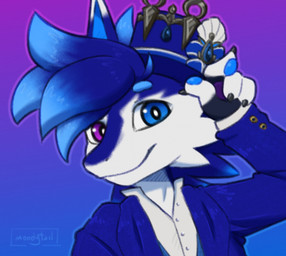 anthro close-up clothing fur humanoid_hands looking_at_viewer male pawpads paws simple_background solo moodytail mythology dragon furred_dragon furred_scalie mythological_creature mythological_scalie nardoragon scalie 2026 digital_media_(artwork) hi_res