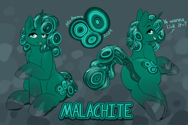 animal_genitalia animal_penis anus blue_eyes butt cutie_mark dock_(anatomy) female feral genitals hooves horn malachite_(mineral) penis presenting presenting_hindquarters solo tail teasing teasing_viewer vulva miramore friendship_is_magic hasbro my_little_pony mythology crystal_pony_(mlp) equid equine mammal mythological_creature mythological_equine unicorn 2024 3:2 digital_media_(artwork) hi_res