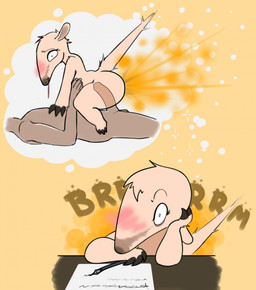 anthro blush cowgirl_position daydream duo embarrassed fart fart_cloud fart_fetish farting_during_sex female female_farting from_front_position genitals male male/female nude nude_female on_bottom on_top orange_fart_cloud penetration penile penile_penetration penis penis_in_vagina rude_awakening sex tongue tongue_out vaginal vaginal_penetration krejopyt scarlet_(krejopyt) anteater mammal pilosan tamandua xenarthran hi_res
