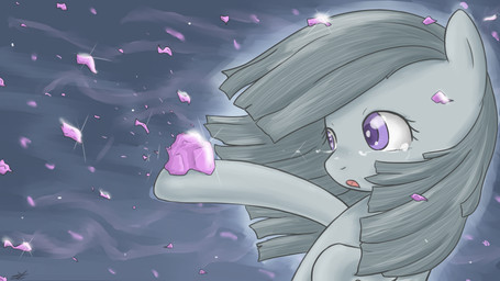 female flower fur grey_body grey_fur grey_hair hair long_hair open_mouth petals plant purple_eyes rose_(flower) simple_background solo sparkles tongue wind speccysy friendship_is_magic hasbro my_little_pony marble_pie_(mlp) earth_pony equid equine horse mammal pony 16:9 hi_res wallpaper widescreen