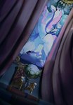 ambiguous_gender anthro chair curtains duo eyes_closed feral furniture grey_body horn mane painting_(object) riding_on_back solo tail throne throne_room white_body chufflepop mythology nintendo pokemon calyrex equid equine galarian_form galarian_rapidash generation_8_pokemon legendary_pokemon mammal mythological_creature mythological_equine pokemon_(species) regional_form_(pokemon) unicorn 2025 hi_res
