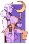 animal_genitalia animal_genitalia_on_humanoid animal_penis balls big_balls big_breasts big_butt big_penis breasts butt clothing equine_genitalia equine_penis erection erection_under_clothing genitals gynomorph hair horn huge_balls humanoid_pointy_ears intersex long_hair medial_ring nipple_outline pelvic_curtain penis pointy_ears purple_body purple_skin side_boob side_view solo standing tabard tattoo tenting white_hair splashbrush league_of_legends riot_games tencent soraka horned_humanoid humanoid hi_res