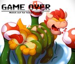 feet game_over gameplay_mechanics group licking male male/male paws plant tickling tickling_feet tongue tongue_out vine_bondage vine_tentacles vines ayylmao0129 mario_bros nintendo bowser elemental_creature flora_fauna koopa piranha_plant scalie absurd_res hi_res