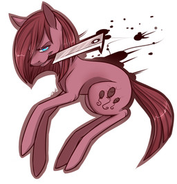 axe blood blue_eyes bodily_fluids crummi cutie_mark female feral fur grimdark hair hatchet looking_at_viewer melee_weapon pink_body pink_fur pink_hair quadruped simple_background smile solo tail weapon white_background unknown_artist 07th_expansion friendship_is_magic hasbro higurashi_when_they_cry my_little_pony when_they_cry pinkamena_(mlp) pinkie_pie_(mlp) earth_pony equid equine horse mammal pony hi_res