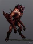 anthro bat_wings blood bodily_fluids digitigrade fangs festival fur membrane_(anatomy) membranous_wings muscular muscular_anthro nude open_mouth pecs red_eyes simple_background solo teeth winged_arms wings jerad_marantz infamous_(series) sony_corporation sony_interactive_entertainment sucker_punch_productions bat mammal monster vampire vampire_(infamous) 2011 hi_res official_art