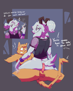 alternative_fashion anthro balls bodily_fluids cigarette cigarette_burn clothing dialogue duo erection femboy fishnet_clothing fishnet_topwear fur genital_fluids genitals horn hot_dogging humanoid_genitalia humanoid_penis male male/male penis precum sex simple_background tail text topwear white_body white_fur arino undertale undertale_(series) asriel_dreemurr burgerpants bovid caprine domestic_cat felid feline felis goat mammal english_text hi_res