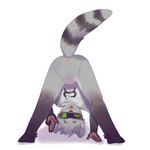 anthro anus butt male paws solo upside_down x_anus elliol lings_star mammal procyonid raccoon 1:1 hi_res