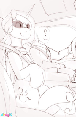 clothing duo eyewear female feral fur hair horn male sunglasses wings dragk friendship_is_magic hasbro my_little_pony mythology anon princess_celestia_(mlp) equid equine mammal mythological_creature mythological_equine winged_unicorn 2020 digital_media_(artwork) hi_res monochrome
