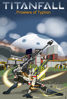 armor bullet drop_pods fighting_pose gun jet_pack leg_markings male markings military moon ntw-20 pilot pose ranged_weapon rifle sniper_rifle socks_(marking) soldier solo tail unusual_anatomy unusual_tail warrior weapon katuro electronic_arts respawn_entertainment titanfall grunt prowler scalie hi_res