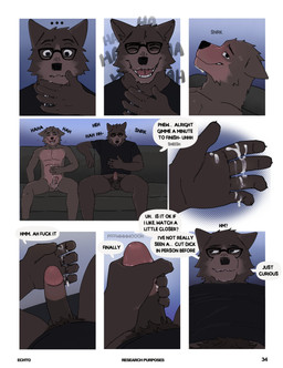 after_handjob after_orgasm anthro anthro_on_anthro balls biped blush bodily_fluids bottomless circumcised circumcision_scar clothed clothed/nude clothed_male clothing cum cum_as_lube cum_on_balls cum_on_body cum_on_chest cum_on_face cum_on_hand cum_on_penis cum_on_self cum_on_torso dialogue duo erection eyes_closed foreskin furniture genital_fluids genital_scar genitals glans hand_on_penis humanoid_genitalia humanoid_penis laugh male male/male male_anthro masturbation nude nude_male partially_clothed_male partially_retracted_foreskin penile penile_masturbation penis scar sitting sofa speech_bubble text echto andy_(echto) charlie_(echto) canid canine mammal absurd_res comic english_text hi_res father_(lore) father_and_child_(lore) father_and_son_(lore) incest_(lore) parent_(lore) parent_and_child_(lore) parent_and_son_(lore) son_(lore)