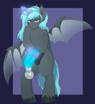 animal_genitalia animal_penis balls blue_background blue_eyes bodily_fluids border condom cum equine_genitalia equine_penis erection feral filled_condom genital_fluids genitals grey_body gynomorph hair horn intersex magic magic_user magical_masturbation masturbation nude penis purple_border sexual_barrier_device simple_background solo spread_wings white_hair wings lexbunsfw hasbro my_little_pony mythology bat_pony equid equine mammal mythological_creature mythological_equine winged_unicorn 2025 absurd_res hi_res