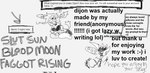 ambiguous_gender feral q&a solo text guncht nintendo pokemon dijon_(guncht) canid canine canis domestic_dog eeveelution generation_1_pokemon jolteon mammal pokemon_(species) english_text sketch trans_(lore) trans_man_(lore)