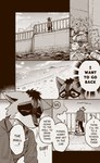 anthro araizumi_funaka beach brother_(lore) clothed clothing comic dark_ishihara dialogue disappointed duo ears_down english_text eyes_closed female gloom_(disambiguation) hard_translated hi_res kemono male mammal pivoted_ears procyonid raccoon seaside sibling_(lore) sister_(lore) speech_bubble text third-party_edit translated trash