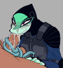 after_orgasm anthro armor balaclava balls ballsurfing big_penis blush bodily_fluids body_armor brown_body brown_skin bulletproof_vest colored_nails cum cum_in_mouth cum_inside duo erection fellatio female genital_fluids genitals green_body green_skin humanoid_genitalia humanoid_penis long_sleeve_shirt long_tongue looking_at_another looking_at_partner looking_offscreen looking_up looking_up_at_another looking_up_at_partner male male/female mask nails offscreen_character open_mouth oral oral_penetration penetration penile penile_penetration penis penis_in_mouth red_eyes saliva sex shoulder_pads simple_background solo_focus three-quarter_view tongue tongue_around_penis tongue_on_balls tongue_on_penis tongue_out tongue_out_fellatio tongue_wrap tongue_wrapped_around_penis tonguejob lenyavok rinse_(lenyavok) lizard reptile scalie digital_drawing_(artwork) digital_media_(artwork)