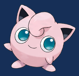 ambiguous_gender black_inner_ear blue_eyes front_view mouth_closed noseless pink_body pink_ears round_body simple_background smile solo stubby_arms transparent_background ken_sugimori nintendo pokemon generation_1_pokemon jigglypuff pokemon_(species) alpha_channel full-length_portrait official_art portrait