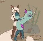 anal anal_penetration anthro anthro_on_anthro anthro_penetrated anthro_penetrating anthro_penetrating_anthro arm_pull biped bodily_fluids brown_body brown_fur duo erection eye_roll eyewear eyewear_only from_behind_position fur genital_fluids genitals glasses glasses_only green_body green_fur leaking_precum looking_pleasured male male/male male_penetrated male_penetrating male_penetrating_male multicolored_body multicolored_fur nude penetration penile penile_penetration penis penis_in_ass precum prison_guard_position sex standing standing_sex tail wearing_glasses white_body white_fur white_tail wide_hips divucup divu_(divucup) domestic_cat felid feline felis mammal 2d_animation animated frame_by_frame