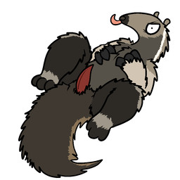 angry anthro brown_body brown_fur claws erection fur genitals long_snout male nude penis simple_background snout solo tongue tongue_out trout_(artist) anteater giant_anteater mammal pilosan xenarthran 1:1 2016 aliasing digital_media_(artwork)