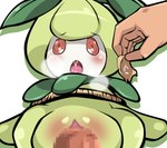 arms_tied blush bodily_fluids bound breath censored duo erection eyebrow_through_hair eyebrows eyes_closed female female_focus forced front_view gag generation_5_pokemon genital_fluids genitals green_body hair hein_(pixiv) human interspecies leaf leaking leaves_in_hair looking_at_viewer lying male male/female mammal nintendo on_back panting penetration penile penile_penetration penis_in_pussy petilil plant pokemon pokemon_(species) pokephilia pussy rape red_eyes rope saliva saliva_on_tongue saliva_string simple_background steam tape tape_gag translucent translucent_hair vaginal vaginal_penetration white_background