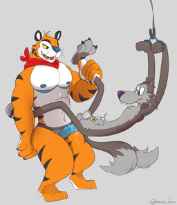 abdominal_bulge anal anal_penetration andromorph andromorph/male anthro bdsm blush chastity_cage chastity_cage_only chastity_device chastity_device_only countershading crossgender dildo dildo_in_ass dildo_insertion duo happy happy_sex intersex intersex/male kerchief leg_grab lock lube male mascot mastectomy_scar mta_crossgender mti_crossgender navel nipples nude object_in_ass over_sheath_chastity_cage penetration scar sex sex_toy sex_toy_in_ass sex_toy_insertion sheath_chastity_cage strapon stripes tail tail_motion tailwag unsupported_chastity_cage wearing_chastity_cage wearing_chastity_device keysquid cookie_crisp frosted_flakes general_mills kellogg's chip_the_wolf tony_the_tiger canid canine canis felid mammal pantherine tiger wolf hi_res trans_(lore) trans_man_(lore)