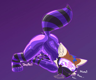 anthro arms_together ass_up bdsm bodysuit bondage bound breath cheek_tuft chest_down_ass_up clothing cuff_(restraint) drone dronesuit facial_tuft gag gas_mask hair hypnosis hypnotic_visor inner_ear_fluff latex latex_bodysuit latex_clothing latex_skinsuit looking_pleasured looking_up male mask mind_control muffled_moaning muffled_speech muzzle_(object) muzzle_gag muzzled panting restraints skinsuit solo spiral spread_legs spreader_bar spreading tight_clothing tuft visor davyboi mammal procyonid raccoon absurd_res hi_res