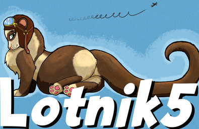 aircraft airplane ambiguous_gender aviator_cap aviator_goggles brown_body feral fur green_eyes logo long_tail looking_at_viewer lying neck_tuft on_side pawpads simple_background solo tail tan_body tan_fur thick_thighs toony tuft vehicle lotnik5 domestic_ferret mammal mustelid musteline true_musteline weasel hi_res shaded simple_shading sketch