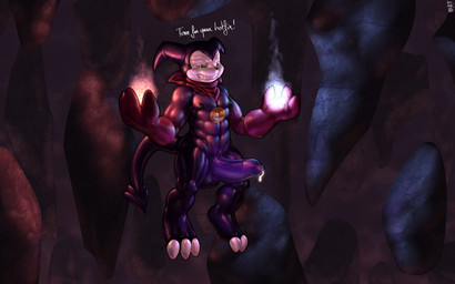 abs balls big_penis bodily_fluids clothing corruption erection foreskin genital_fluids genitals glistening gloves handwear male muscular muscular_humanoid muscular_male nipples nude penis precum solo mot bandai_namco digimon digimon_(species) humanoid imp impmon 16:10 digital_media_(artwork) hi_res widescreen