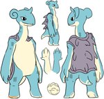 ambiguous_gender anthro blue_body blue_skin flipper_hands pear-shaped_figure shell simple_background solo white_background wide_hips graffiti_(artist) nintendo pokemon generation_1_pokemon lapras marine pokemon_(species) model_sheet