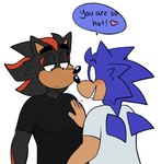 5_fingers anthro black_body black_clothing black_eyebrows black_eyes black_fur black_nose black_shirt black_t-shirt black_topwear blue_body blue_eyebrows blue_fur blush closed_frown clothed clothed_anthro clothed_male clothing compliment dialogue duo eyebrows feeling_chest fingers frown fur fur_markings half-closed_eyes hand_on_chest heart_symbol light male male/male male_anthro markings motion_lines mouth_closed multicolored_body narrowed_eyes red_markings shirt simple_background speech_bubble t-shirt talking_to_another talking_to_partner tan_body tan_inner_ear tan_skin text thick_eyebrows toothy_grin topwear two_tone_body yelling yelling_at_another beastofeuthanasia sega sonic_the_hedgehog_(series) shadow_the_hedgehog sonic_the_hedgehog eulipotyphlan hedgehog mammal 2025 colored digital_drawing_(artwork) digital_media_(artwork) english_description english_text lighting