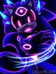 alternate_form alternate_species anthro black_sclera blue_body claws fangs glowing long_tail male multicolored_body open_mouth pink_body pink_eyes purple_body purple_eyes solo tail teeth two_tone_body spacecolonie sega sonic_the_hedgehog_(series) sonic_unleashed sonic_the_hedgehog dark_gaia_minion eulipotyphlan hedgehog mammal 2015 3:4 artist_name dated signature watermark