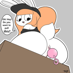 anal anal_beads anal_beads_in_ass anal_penetration anthro anus big_butt butt buttplug clothed clothing female female_penetrated genitals inviting inviting_to_sex mostly_nude object_in_ass off_shoulder penetration plug_(sex_toy) sex_toy sex_toy_in_ass sex_toy_insertion solo talking_to_viewer text vulva tonytoran tina_(tonytoran) lagomorph leporid mammal rabbit 1:1 2020 english_text hi_res