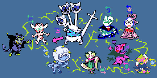 3_eyes alternate_costume anthro barely_visible_genitalia blue_body blue_clothing blue_dress blue_eyes blue_markings bottomwear bow_ribbon breasts clothed clothed_feral clothing clothing_swap cloud confusion dress dress_only eyewear female feral flower_(anatomy) flustered fool's_hat forced forced_exposure genitals glasses green_body green_clothing green_dress green_eyes group gynomorph hat headgear headwear hood_only intersex jester lipstick magic makeup male markings multi_eye multicolored_skirt nipples oversized_clothing penis petals pigtails pink_body pink_clothing pink_dress pink_spots plant pubes purple_body purple_skin sad scarf serpentine skirt spots surprised symbol talking_to_another torn_clothing undersized_clothing vulva wardrobe_malfunction wearing_glasses white_body miner_mate_coffee deltarune european_mythology greek_mythology mythology undertale_(series) clover_(deltarune) elnina_(deltarune) jevil_(deltarune) mantis_(deltarune) ralsei air_creature arthropod bovid caprine darkner digital_creature elemental_creature flora_fauna floradinn goat humanoid hydra insect living_cloud mammal mantis pippins_(deltarune) reptile rudinn scalie sheep snake virovirokun hi_res trans_(lore)