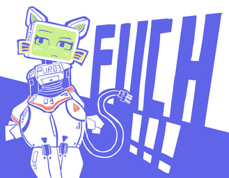 anthro big_legs bottom_heavy cable_tail electrical_plug electrical_plug_tail exclamation_point eyebrows fake_whiskers female for_a_head green_face green_inner_ear huge_hips huge_thighs legs_together looking_at_viewer machine post-it_note raised_eyebrow screen screen_face solo standing text thick_thighs warning_symbol wide_hips fc5 pur_03 animal_humanoid cat_humanoid felid felid_humanoid feline feline_humanoid humanoid mammal mammal_humanoid monitor_head object_head robot robot_anthro screen_head 2025 absurd_res artist_name hi_res portrait three-quarter_portrait