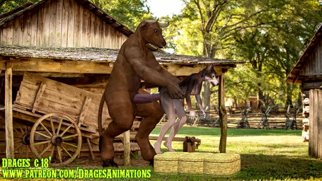 ambiguous_penetration animal_genitalia animal_penis anthro anthro_on_anthro balls big_balls big_penis breasts dominant duo equine_genitalia equine_penis erection female female_penetrated from_behind_position genitals huge_penis hyper hyper_genitalia hyper_penis interspecies larger_dom larger_male male male/female male_penetrating male_penetrating_female muscular muscular_male nipples nude outside penetration penis sex size_difference smaller_female smaller_penetrated tight_fit drages european_mythology greek_mythology mythology bovid bovine canid canine canis domestic_dog mammal minotaur wolf 16:9 3d_(artwork) 3d_animation animated digital_media_(artwork) no_sound short_playtime video widescreen