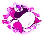 anthro breasts female morbidly_obese obese overweight overweight_anthro overweight_female popstar solo boot_(artist) rivals_of_aether pomme_(rivals_of_aether) mammal mouse murid murine rodent