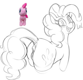 anatomically_correct anatomically_correct_genitalia anatomically_correct_vulva animal_genitalia animal_vulva anus black_text butt curled_tail curly_mane cutie_mark equine_anus equine_genitalia equine_vulva eyelashes female female_feral feral genitals looking_back mane nude nude_female plushie puffy_anus quadruped side_view snout solo standing tail teeth text tongue vulva dibujito friendship_is_magic hasbro my_little_pony pinkie_pie_(mlp) earth_pony equid equine horse mammal pony 2025 black_and_white digital_drawing_(artwork) digital_media_(artwork) english_text hi_res monochrome reference_image sketch