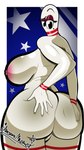 anthro areola big_areola big_breasts big_butt big_nipples breasts butt butt_grab eyelashes eyeshadow female genitals glistening glistening_breasts hand_on_butt huge_breasts makeup markings mole_(marking) nipples nude pink_areola pink_nipples pussy red_stripes side_boob solo star stripes white_body awesomemazda04 wyer_bowling_(meme) fuckable_pin animate_inanimate humanoid 9:16 absurd_res cel_shading hi_res meme shaded