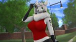 anthro big_breasts breasts eyewear female glasses midriff neckfluff outside revamped_anthros solo donglysfm seline_(donglysfm) avian bird horned_owl owl snowy_owl true_owl 3d_(artwork) 4k absurd_res digital_media_(artwork) hi_res source_filmmaker_(artwork)