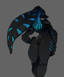 anthro big_breasts big_butt black_body blue_eyes breasts butt dreadlocks empty_eyes female glowing looking_back machine muscular muscular_female rear_view simple_background solo thick_thighs unknown_artist bionicle lego roodaka humanoid robot robot_humanoid vortixx portrait three-quarter_portrait